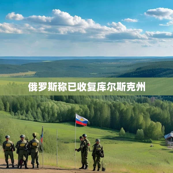 俄罗斯称已收复库尔斯克州