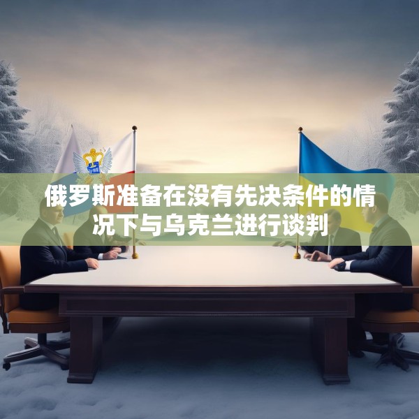 俄罗斯准备在没有先决条件的情况下与乌克兰进行谈判