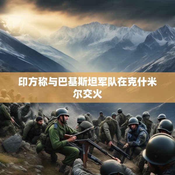 印方称与巴基斯坦军队在克什米尔交火