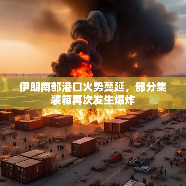 伊朗南部港口火势蔓延，部分集装箱再次发生爆炸