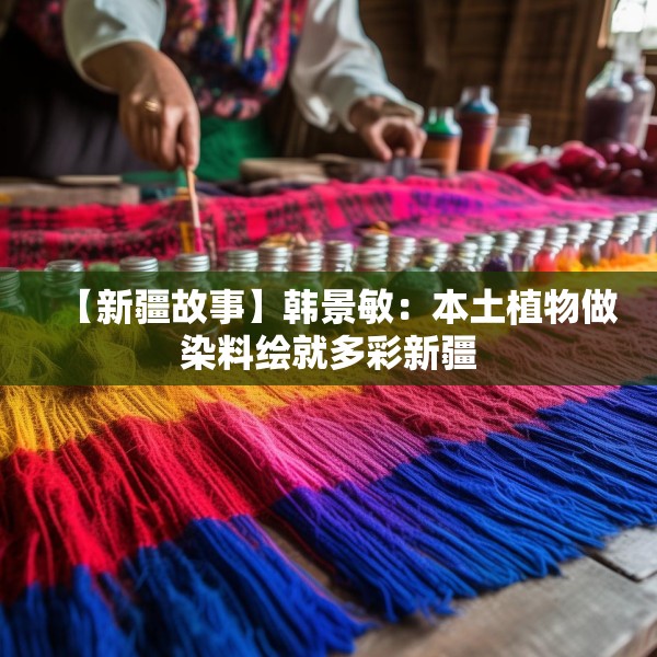 【新疆故事】韩景敏：本土植物做染料绘就多彩新疆