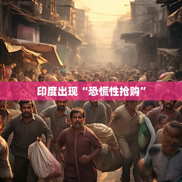 印度出现“恐慌性抢购”