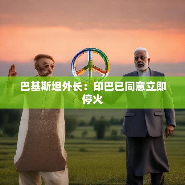 巴基斯坦外长：印巴已同意立即停火
