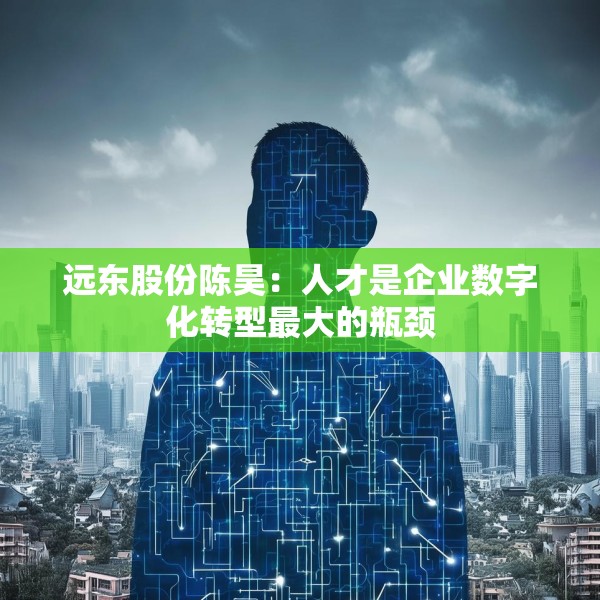 远东股份陈昊：人才是企业数字化转型最大的瓶颈