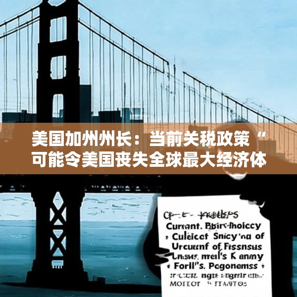 美国加州州长：当前关税政策“可能令美国丧失全球最大经济体地位”