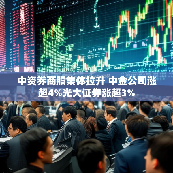 中资券商股集体拉升 中金公司涨超4%光大证券涨超3%
