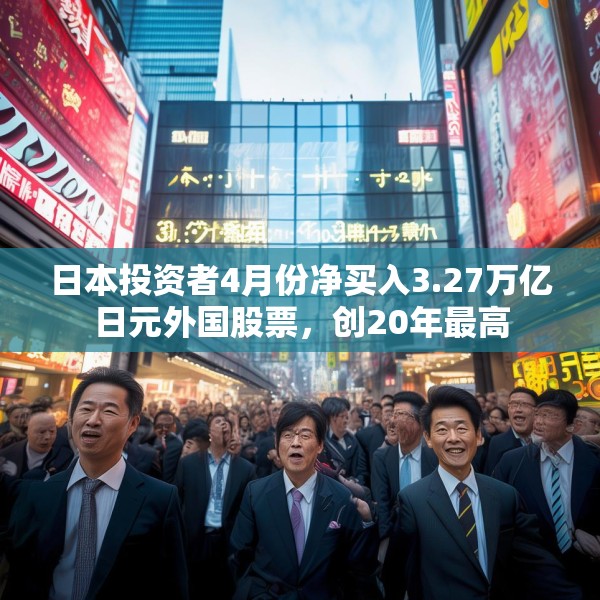 日本投资者4月份净买入3.27万亿日元外国股票，创20年最高