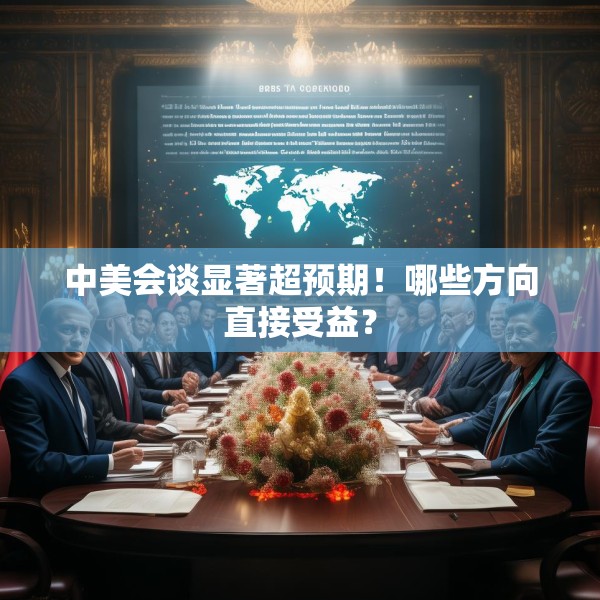中美会谈显著超预期！哪些方向直接受益？