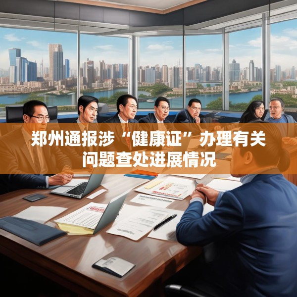 郑州通报涉“健康证”办理有关问题查处进展情况