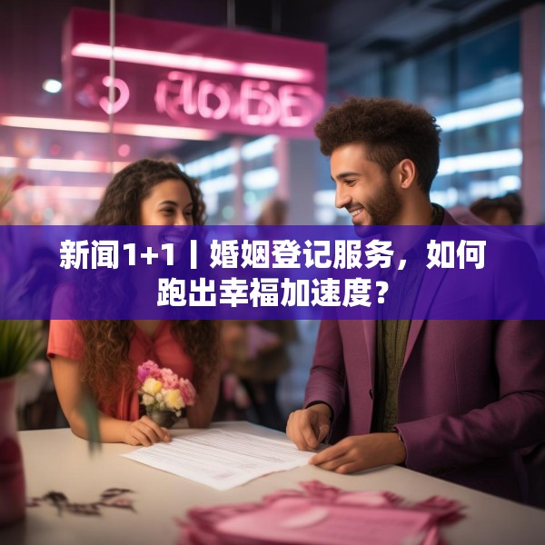 新闻1+1丨婚姻登记服务，如何跑出幸福加速度？