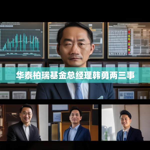 华泰柏瑞基金总经理韩勇两三事