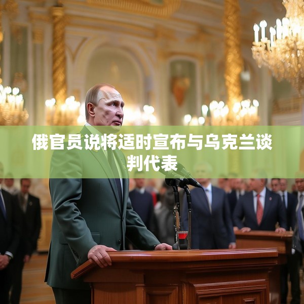 俄官员说将适时宣布与乌克兰谈判代表