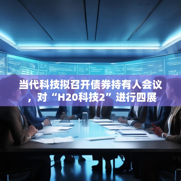 当代科技拟召开债券持有人会议 ，对“H20科技2”进行四展