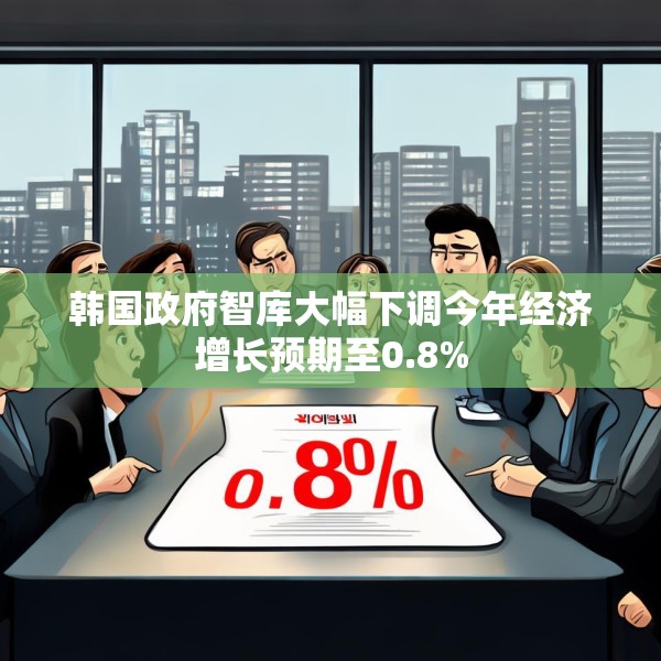 韩国政府智库大幅下调今年经济增长预期至0.8%