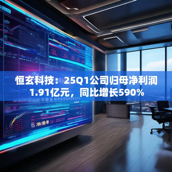 恒玄科技：25Q1公司归母净利润1.91亿元，同比增长590%