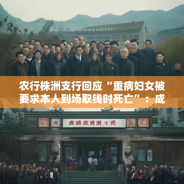 农行株洲支行回应“重病妇女被要求本人到场取钱时死亡”：成立专项工作组配合警方调查，向逝者致以沉痛哀悼