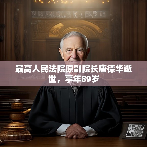 最高人民法院原副院长唐德华逝世，享年89岁