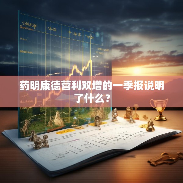 药明康德营利双增的一季报说明了什么？