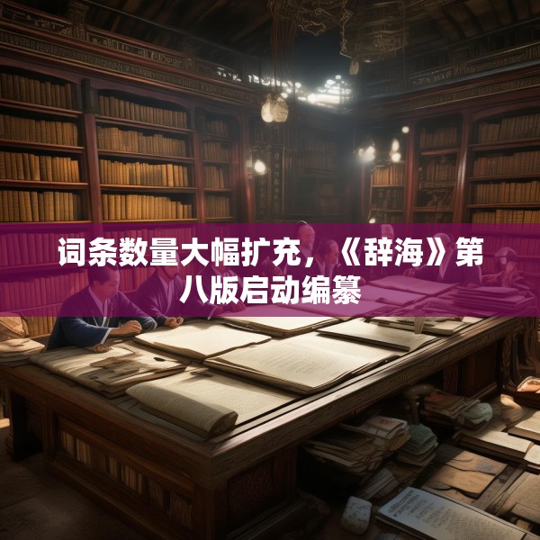 词条数量大幅扩充，《辞海》第八版启动编纂