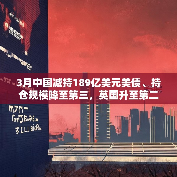 3月中国减持189亿美元美债、持仓规模降至第三，英国升至第二