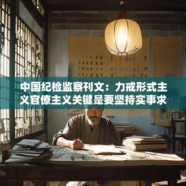 中国纪检监察刊文：力戒形式主义官僚主义关键是要坚持实事求是