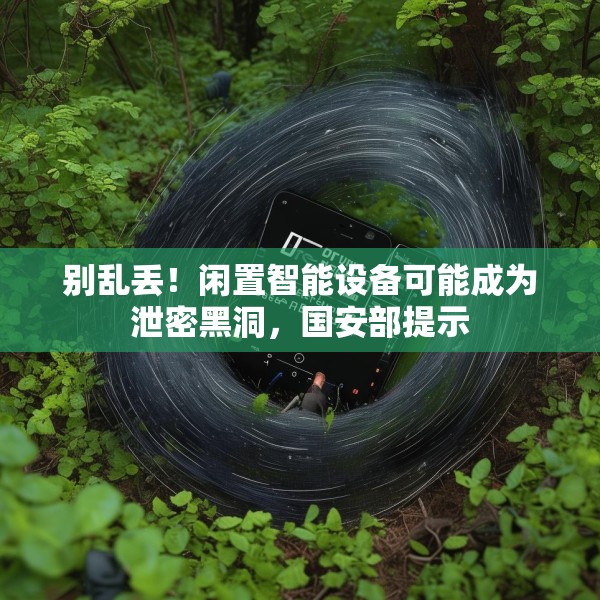 别乱丢！闲置智能设备可能成为泄密黑洞，国安部提示