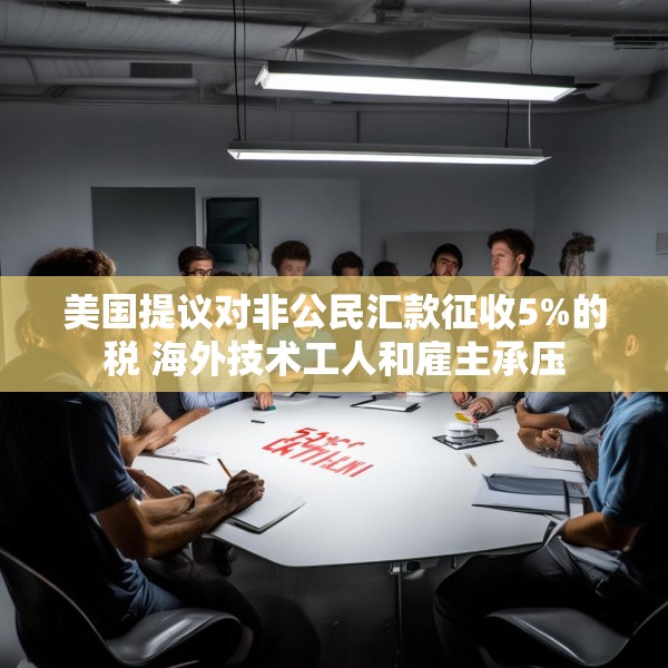美国提议对非公民汇款征收5%的税 海外技术工人和雇主承压