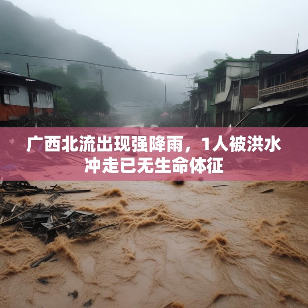 广西北流出现强降雨，1人被洪水冲走已无生命体征