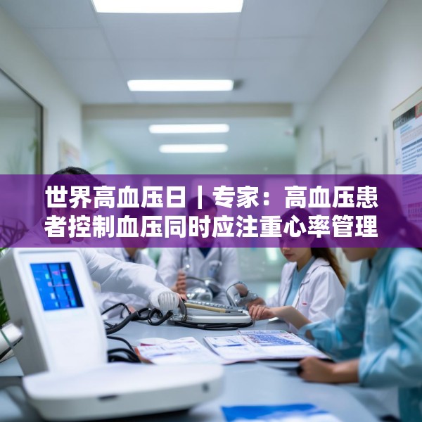 世界高血压日｜专家：高血压患者控制血压同时应注重心率管理
