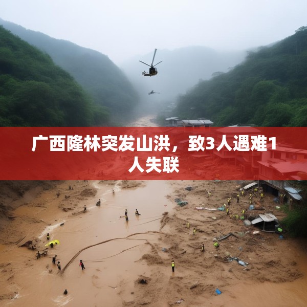 广西隆林突发山洪，致3人遇难1人失联