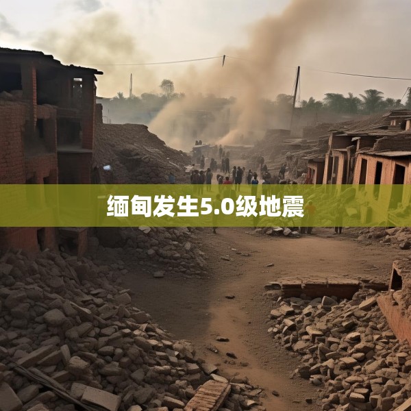 缅甸发生5.0级地震