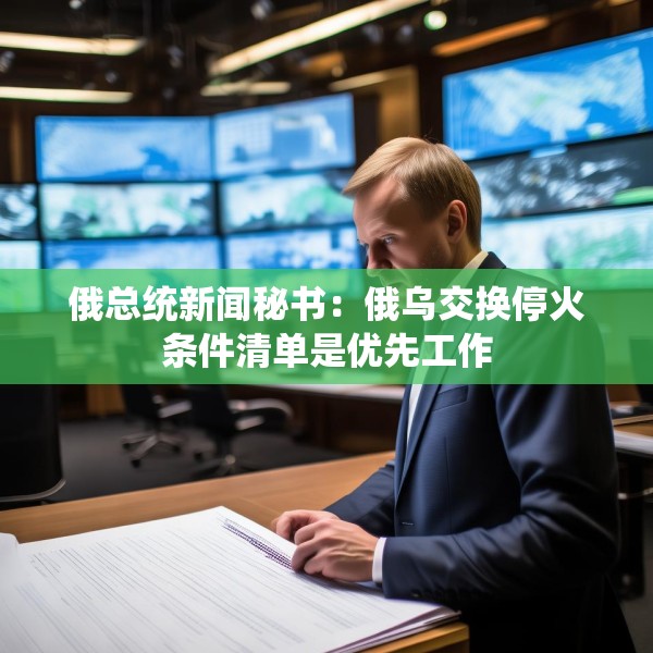 俄总统新闻秘书：俄乌交换停火条件清单是优先工作