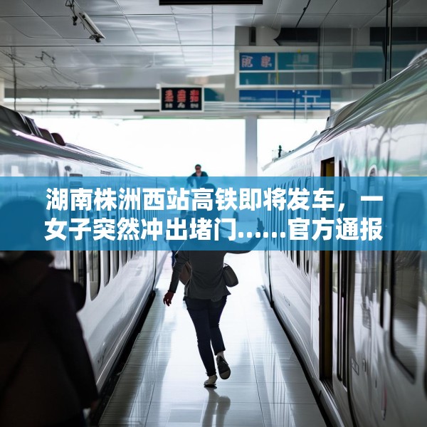 湖南株洲西站高铁即将发车，一女子突然冲出堵门……官方通报
