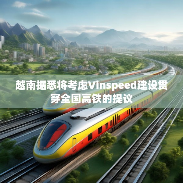 越南据悉将考虑Vinspeed建设贯穿全国高铁的提议