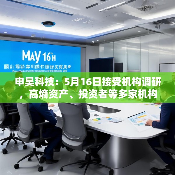申昊科技：5月16日接受机构调研，高熵资产、投资者等多家机构参与