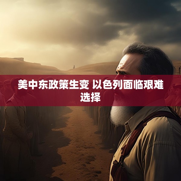 美中东政策生变 以色列面临艰难选择