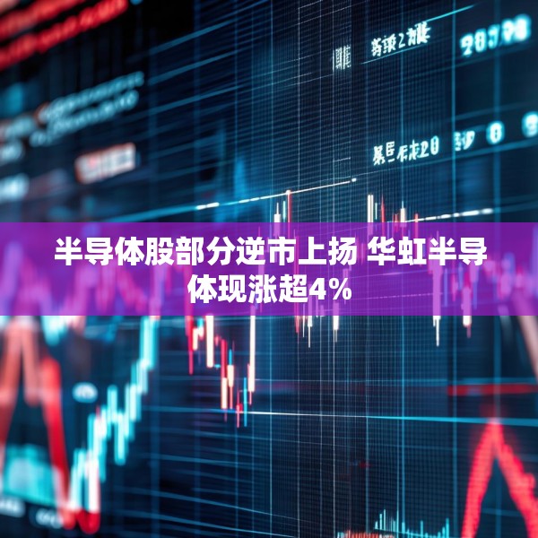 半导体股部分逆市上扬 华虹半导体现涨超4%