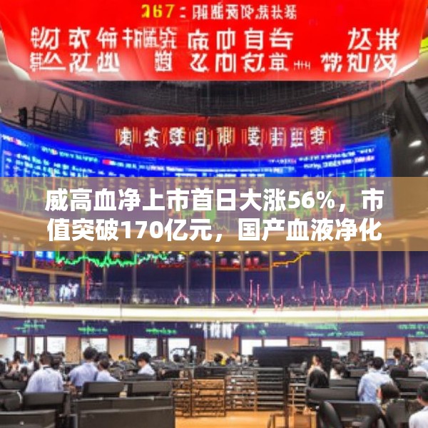 威高血净上市首日大涨56%，市值突破170亿元，国产血液净化龙头受热捧