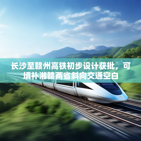 长沙至赣州高铁初步设计获批，可填补湘赣两省斜向交通空白