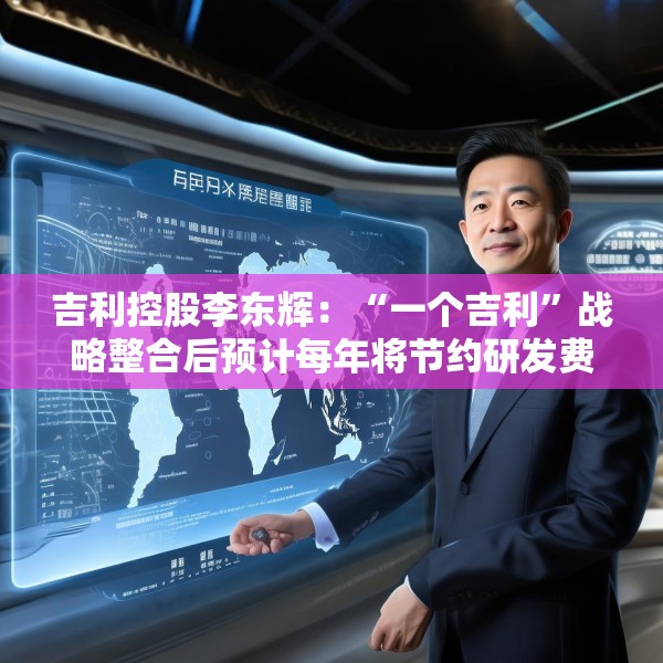吉利控股李东辉：“一个吉利”战略整合后预计每年将节约研发费用数十亿元