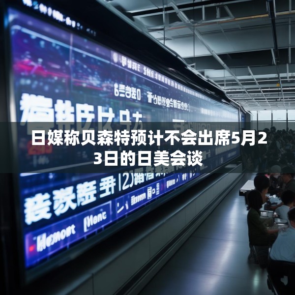 日媒称贝森特预计不会出席5月23日的日美会谈