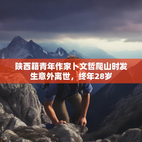 陕西籍青年作家卜文哲爬山时发生意外离世，终年28岁