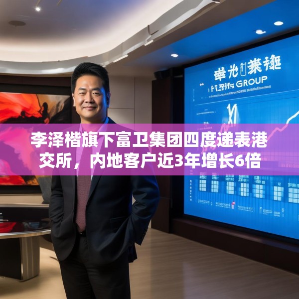 李泽楷旗下富卫集团四度递表港交所，内地客户近3年增长6倍