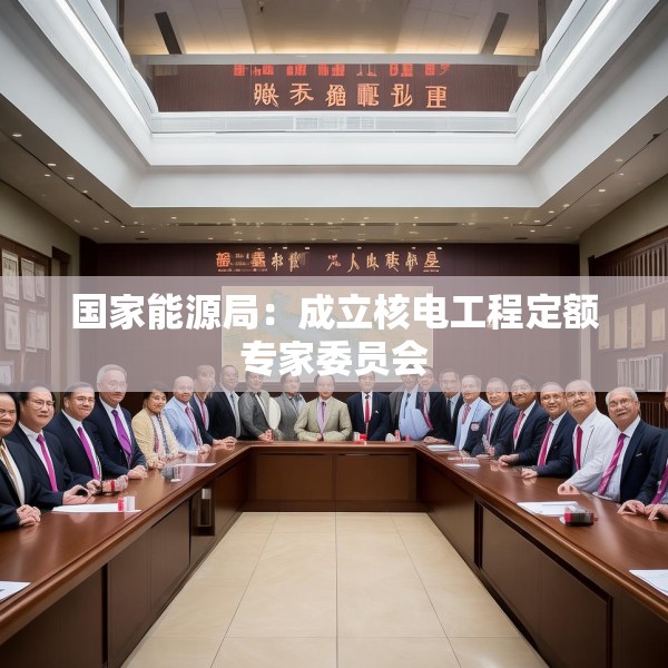 国家能源局：成立核电工程定额专家委员会