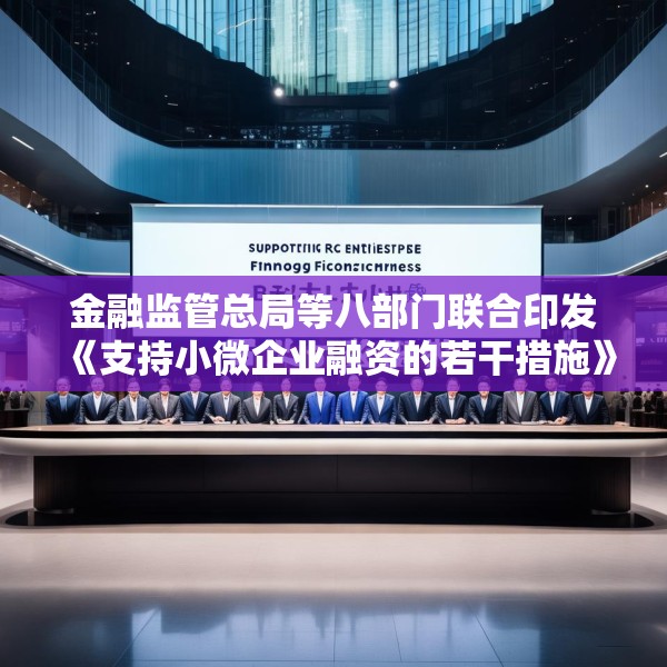 金融监管总局等八部门联合印发《支持小微企业融资的若干措施》