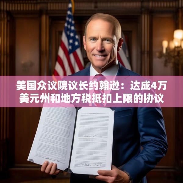 美国众议院议长约翰逊：达成4万美元州和地方税抵扣上限的协议