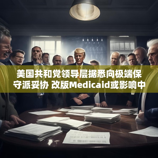 美国共和党领导层据悉向极端保守派妥协 改版Medicaid或影响中期选举选情