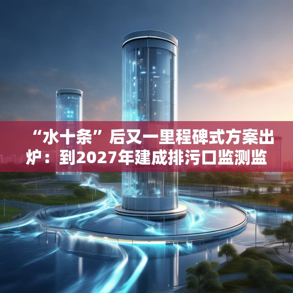 “水十条”后又一里程碑式方案出炉：到2027年建成排污口监测监管体系