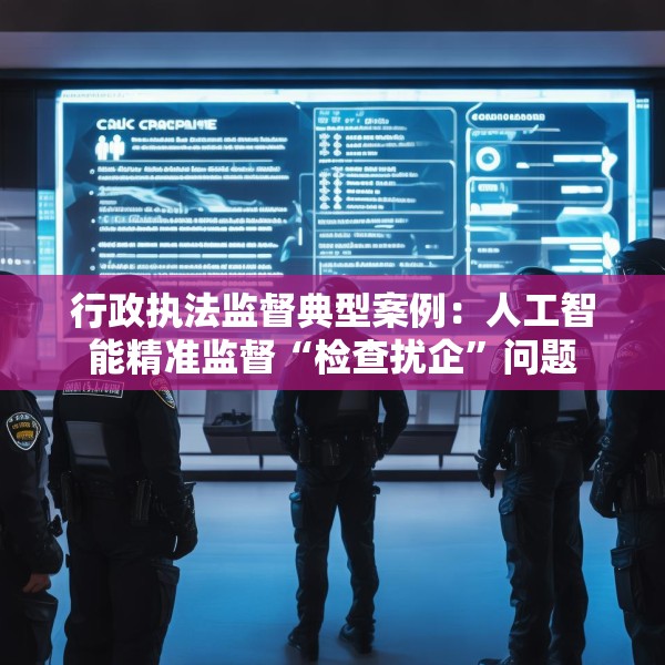 行政执法监督典型案例：人工智能精准监督“检查扰企”问题