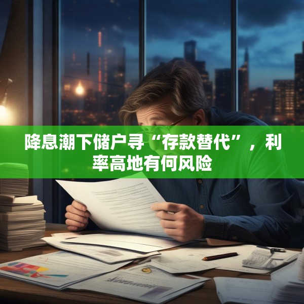 降息潮下储户寻“存款替代”，利率高地有何风险